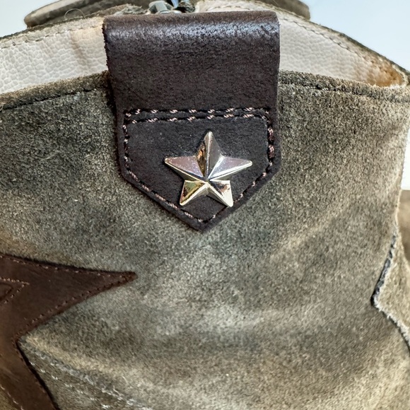 Steve Madden sage green Ankle Bootie with Suede Finish and stars S1.2 - Picture 3 of 14